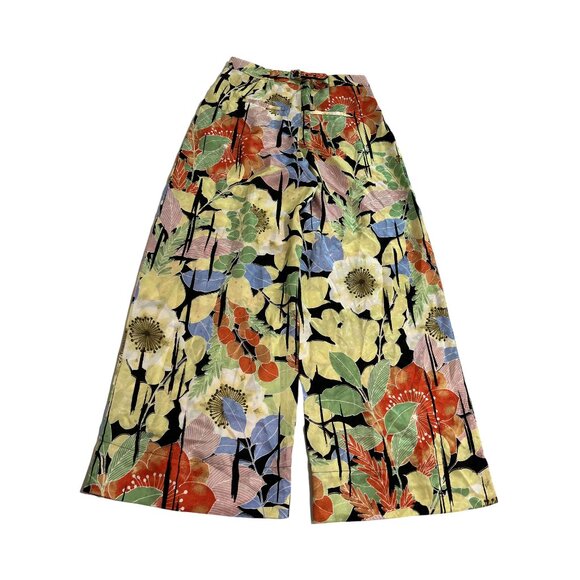 Equipment Lorin Wide Leg Trousers in Yellow Floral - Picture 1 of 7